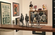 Beatles Sculpture - Weathered Silver Finish Entrance - Figures Statues picture