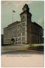 1907-15 Philadelphia PA Postcard Girls Normal High School Spring Garden/13th DB picture
