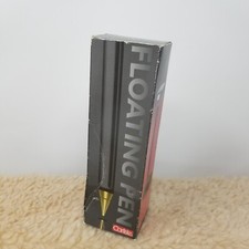 VTG Carlisle Floating Pen Clock NIB New Damaged Box See Pics picture