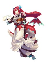 Anime Dragon girls trading card games yugioh kitchen dragonmaid 11x17 Poster picture