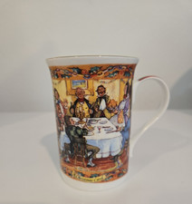 Sadler  England Vintage Charles Dickens  A Christmas Carol Cup Mug Gold Rim picture