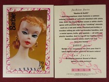 Mattel Barbie Trading Cards Fashion Facts 1950's - 1990's Vintage Lot of 200+ picture
