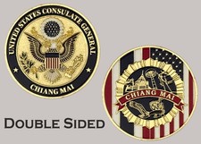 US Consulate General Chiang Mai Thailand Official Challenge Coin  J#27 picture