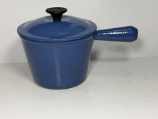 Vintage Le Creuset Windsor Cast Iron Enamel 1.65L (1 2/3) Blue FB France picture