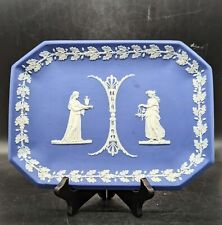 Vintage Wedgwood Blue Jasperware 10.5