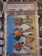 1985 Hasbro Transformers #161 The Powerful Dinobots PSA 7 picture