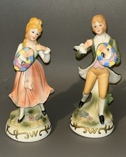 Vintage Pair FBIA Porcelain 8