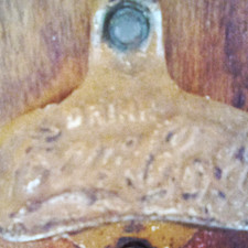 Coca Cola Wall-Mounted Metal Bottle Opener - Breweriana Theme Wall Mount Opener picture