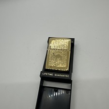 Zippo Camel WESTERN CAMEL 22 kt Gold-Plated 2-Sided Lighter picture