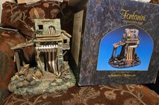 Vtg Fontanini Nativity Village  LIGHTED CARPENTER'S SHOP  picture