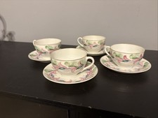 Vintage Antique Occupied Japan 8pcs Tea Cup And Saucer Set 1945-52 During WW2 picture