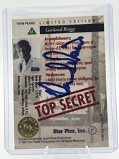 Rare 1991 Star Pics Inc. Twin Peaks Don S. Davis (Major Briggs) Autograph Card picture