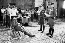 Actor David McCallum the film set during filming of Colditz the BB- Old Photo picture