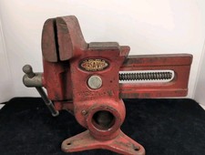 Vintage The Will Burt Co. Versa-Vice No 4-1043-5  Orange Swivel Base vise.  USA. picture