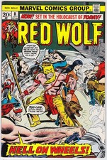 Red Wolf #8 1972, 1st App of Jill Tomahawk John Romita, Ron Wilson VF 8.0 picture
