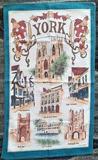 Vintage Clive Mayor Vista UK York Cotton Tea Towel 17