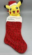 RARE 2008 Pokémon Pikachu Christmas Holiday Stocking Kurt Adler picture