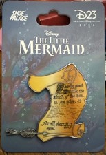 Disney D23 Expo 2026 Exclusive Shoe Palace Little Mermaid Limited Release Pin picture