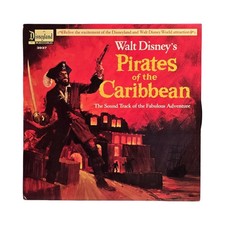 Walt Disney's Pirates of the Caribbean Vinyl Disneyland 3937 Rare Yellow Center picture