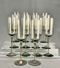 14 Minimalist Denmark Smoke Water Goblet Holmegaard Largo 10.5