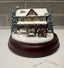 1999 Thomas Kinkade Victorian Lights “Holiday Traditions”  Figurine - Works picture