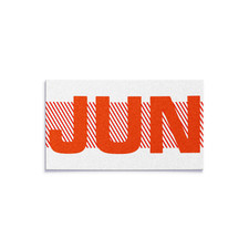 JUNE - California License Plate RED Month Sticker - DMV Registration YOM Tag picture