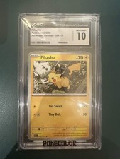 Pikachu 055/217 Me: Ascended Heroes Regular CGC Gem Mint 10 picture