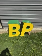Original Vintage BP Gas Station Channel Letters 32”x 18” British Petroleum Sign picture