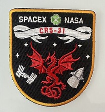 Original SpaceX Falcon 9 CRS 31 Mission Patch NASA 3.5” Mint Condition picture