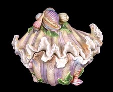 Large Kaldun And Bogle Statement Pottery Lidded Seashell picture