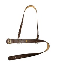Sam Brown Belt genuine Leather Complete with Shoulder Cross Strap Brown colour picture