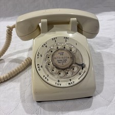 Vintage Stromberg Carlson  Rotary Dial Desk Telephone Ivory picture