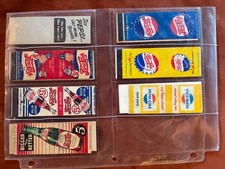 Vintage Soda Matchcover Lot ~120 Pepsi 7Up Dr Pepper Dad's Crush Coke 1930s-80s picture
