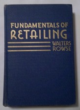 FUNDAMENTALS of RETAILING Vintage RARE 1938 Textbook BOSTON STORE Erie, PA - HC picture