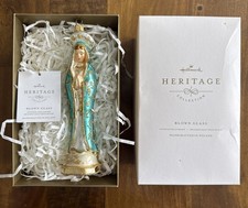 Hallmark Madonna Virgin Mary Heritage Collection Blown Glass Ornament Poland picture