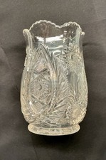 EAPG Victorian Cambridge Fernland (Snowflake) Celery Vase - 1906 picture
