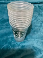 Starbucks Teavana Plastic Tumbler Cup Lot of (10) - To Go Travel 16 oz Mermaid picture