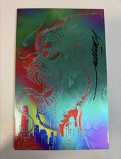 Signed Rainbow Embossed Venomized Kong Metal - Limited Cover By Gorkem Demir picture