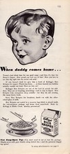 1932 Kellogg's Rice Krispies Cereal Snap Crackle Pop Boy Vintage 30s Print Ad picture