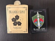 Owlcrate Blades Of Love Feb 2026 Powerless Romantasy Pin Series picture