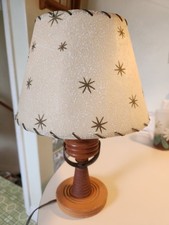 Vtg Atomic Light MCM 15 X 10 IN. One owner. Me 75 Years Old. Works. Fiber Glass picture