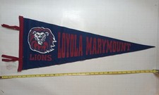Vintage All Felt Loyola Marymount Pennant 30” Collegiate Pacific Made in USA picture