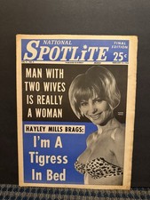 1968 Feb. 12 National SpotLite Newspaper, Naemi Prigel, Haley Mills (VRN10A) picture