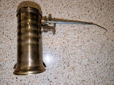 Vintage Brass Eagle No 66 Pump Oil Can Oiler - NICE picture