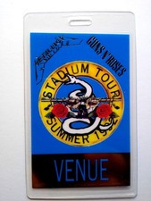 Metallica Guns N Roses Backstage Pass 1992 Stadium Tour Hard Rock Metal Music picture