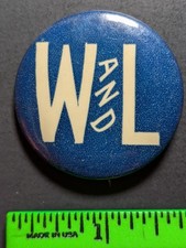 Vintage Washington & Lee University Pinback Pin picture