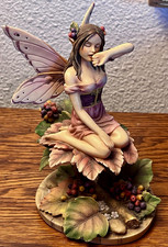 The Fairy Site Autumn Morning Retired Fairy Figurine Linda Ravenscroft 1108/4800 picture