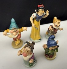 Goebel Bronze 1987 miniatures Snow White & Dwarfs Figurines picture