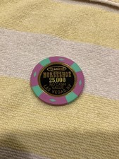 Binion’s Horseshoe WSOP 25000 Main Event NCV chip Vegas picture