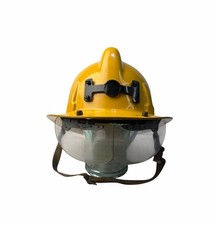 VINTAGE Topgard Yellow FIREMAN’S HELMET Safety Hat Cap Wall Hanger picture